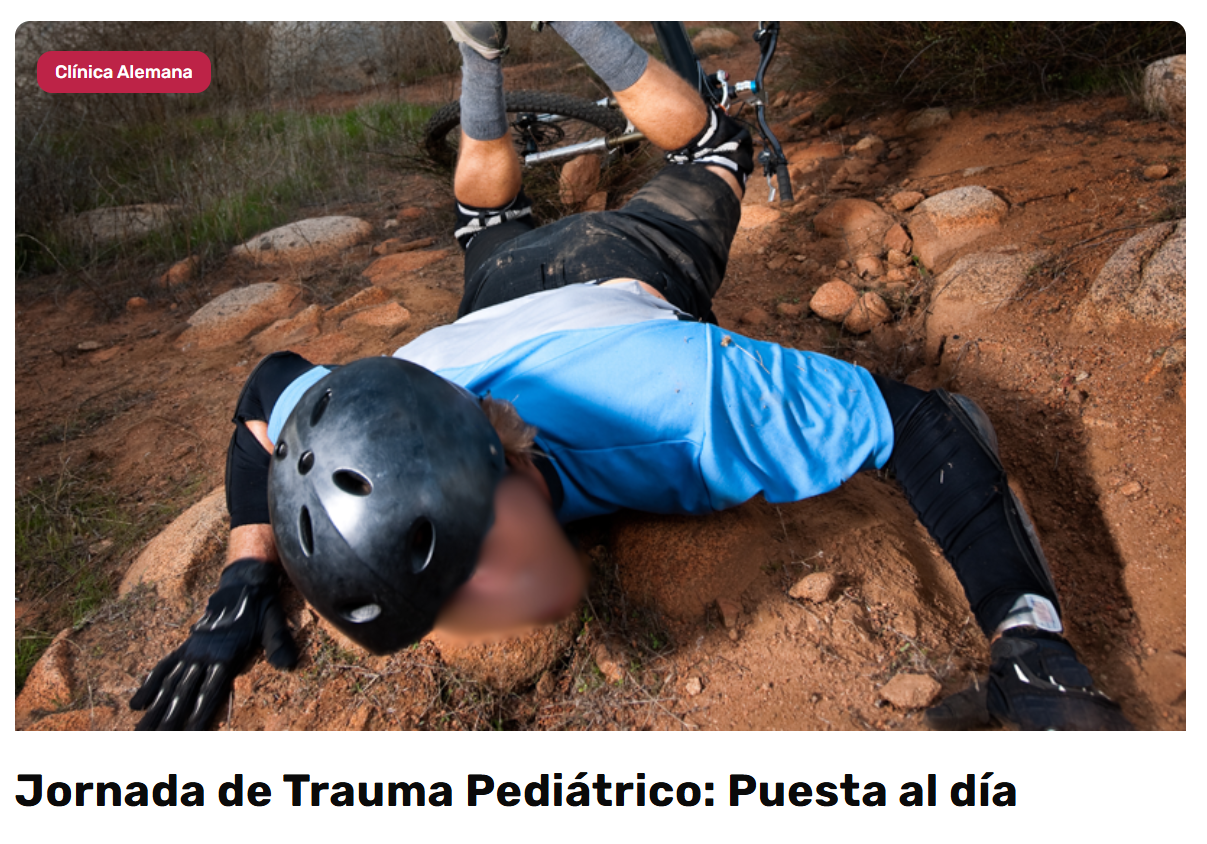 Jornada de Trauma Pediátrico Puesta al día Clíinica Alemana