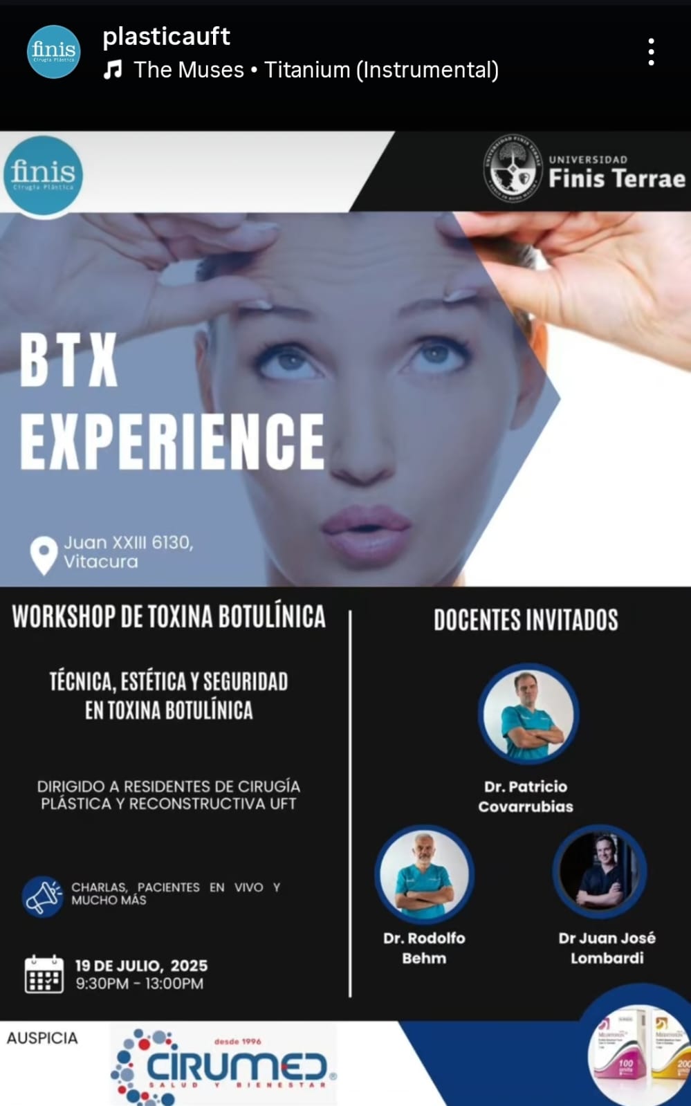 BTX Experience Técnica, Estética y Seguridad en Toxina Botulínica UFT