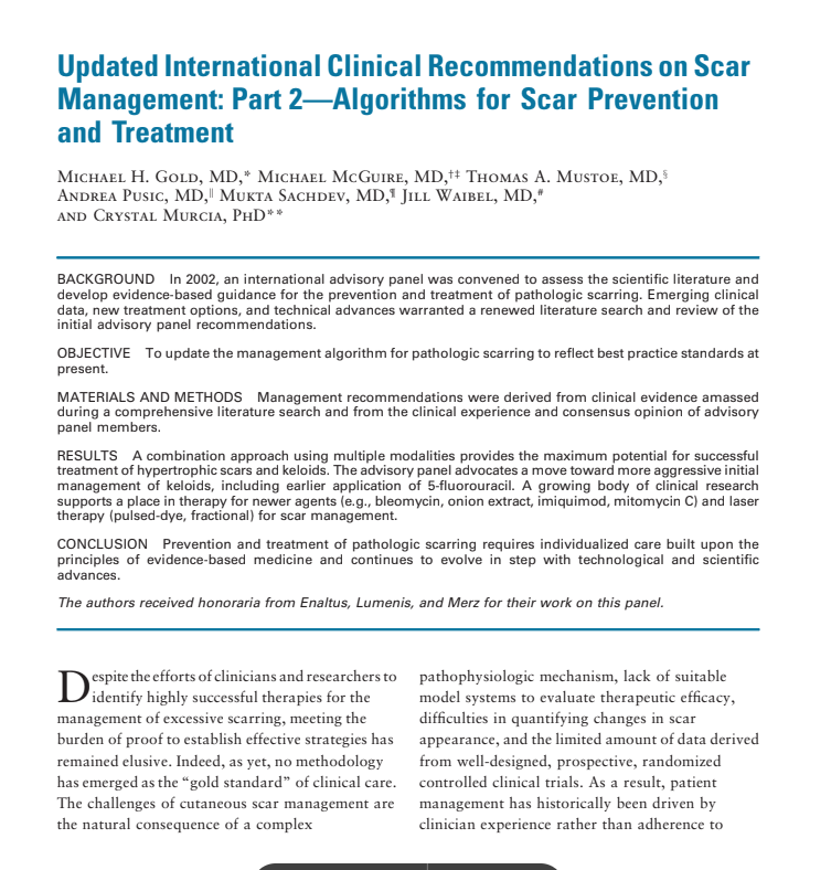 2Updated International Clinical Recommendations