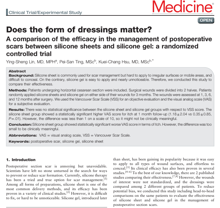 6Does the form of dressings matter
