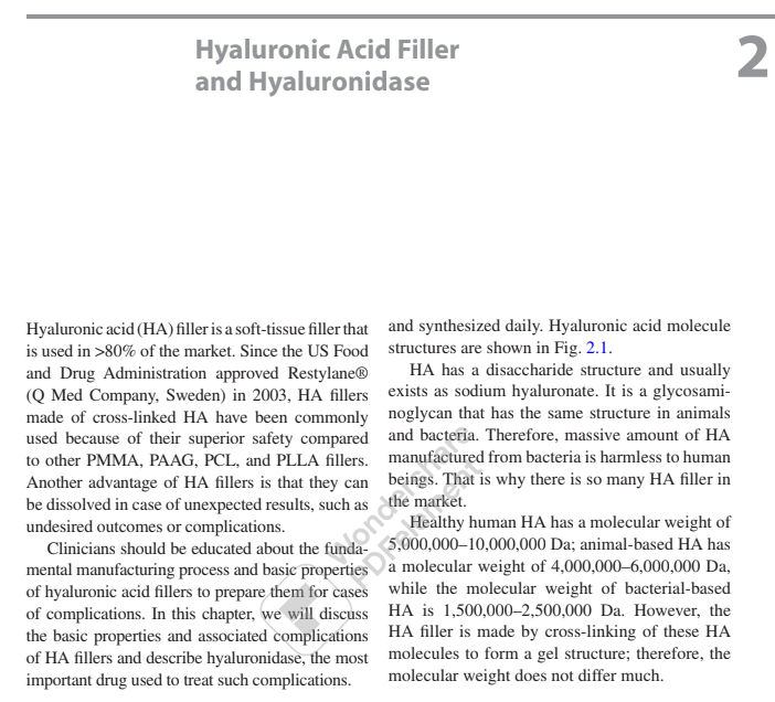 Hyaluronic Acid Filler