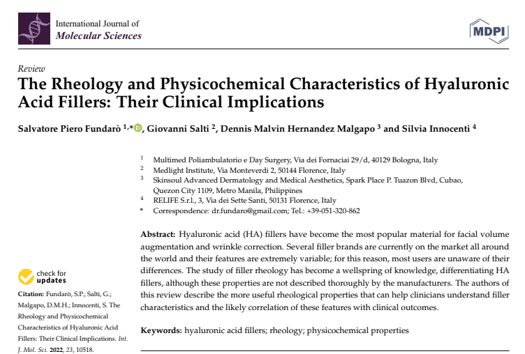 The Rheology and Physicochemical